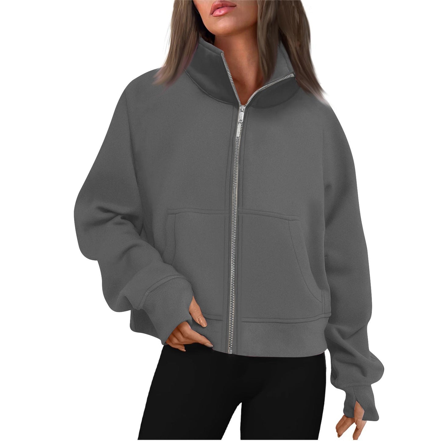 Veste polaire confortable pour femme avec col montant Berg-Feldt