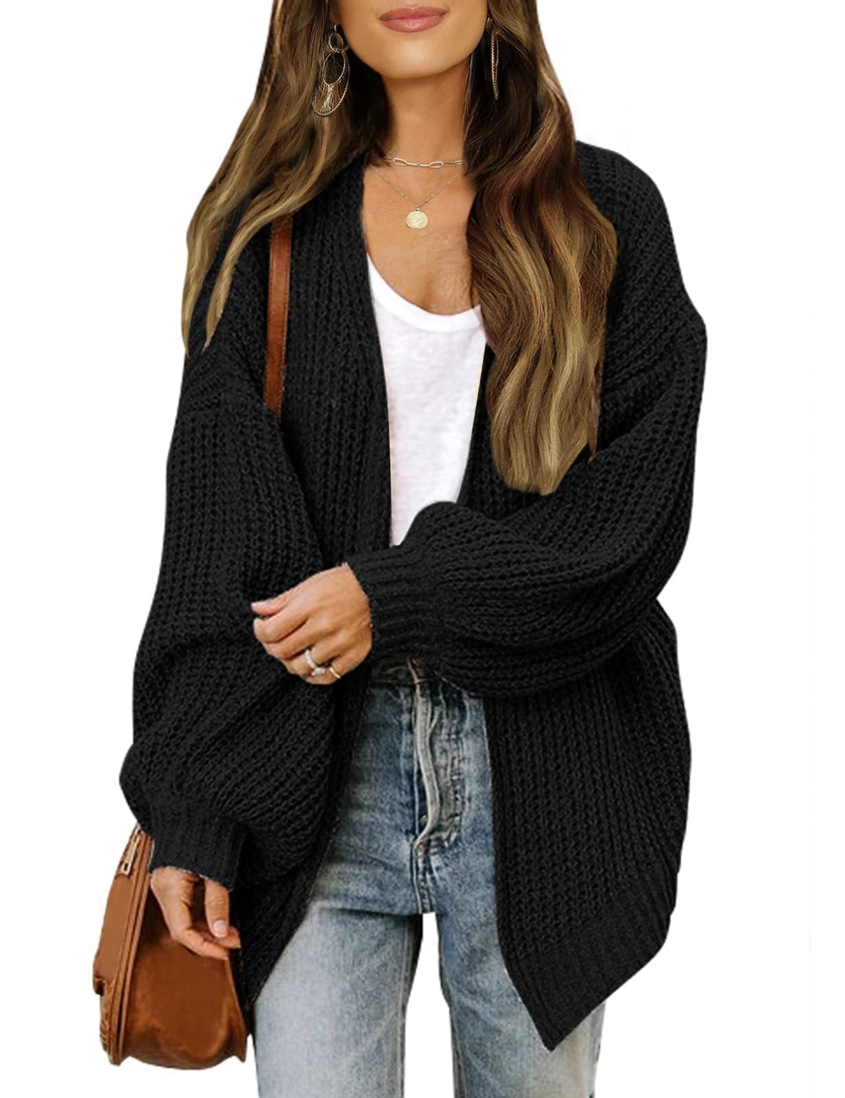 Damen-Cardigan en tricot coupe ample Berg-Feldt