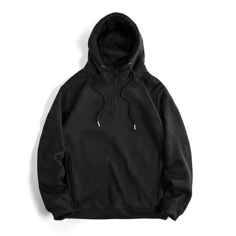 Damen Kapuzenpullover mit Halbreißverschluss und weichem Innenfutter Berg-Feldt