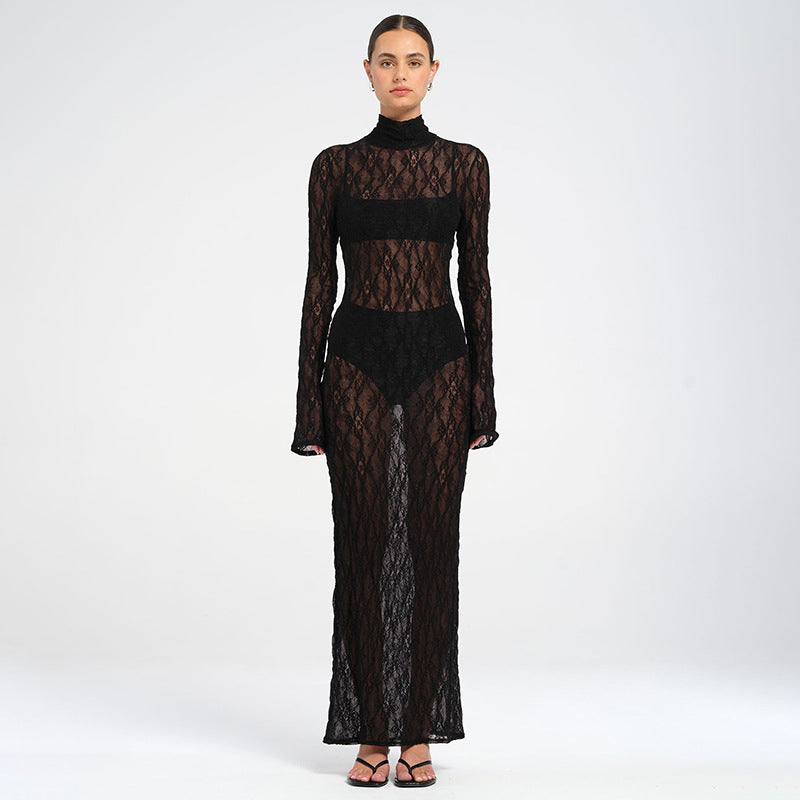 Robe longue en dentelle élégante pour femme berg-feldt