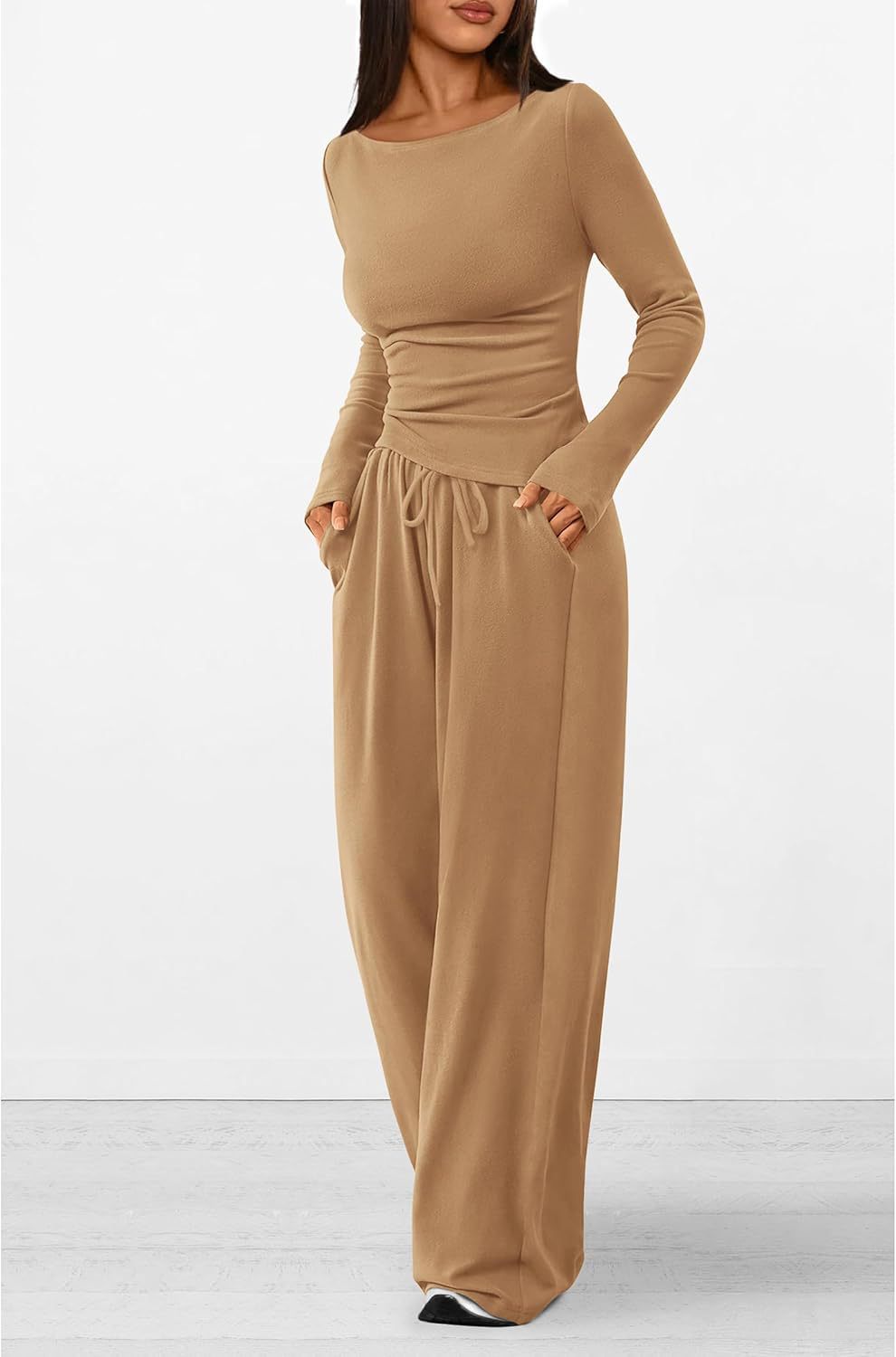 Ensemble lounge élégant et confortable pour femme, à manches longues et taille élastique, Berg-Feldt