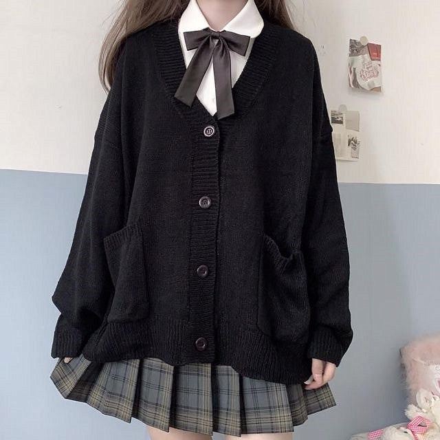 Cardigan en grosse maille pour femme avec poches et col en V Berg-Feldt