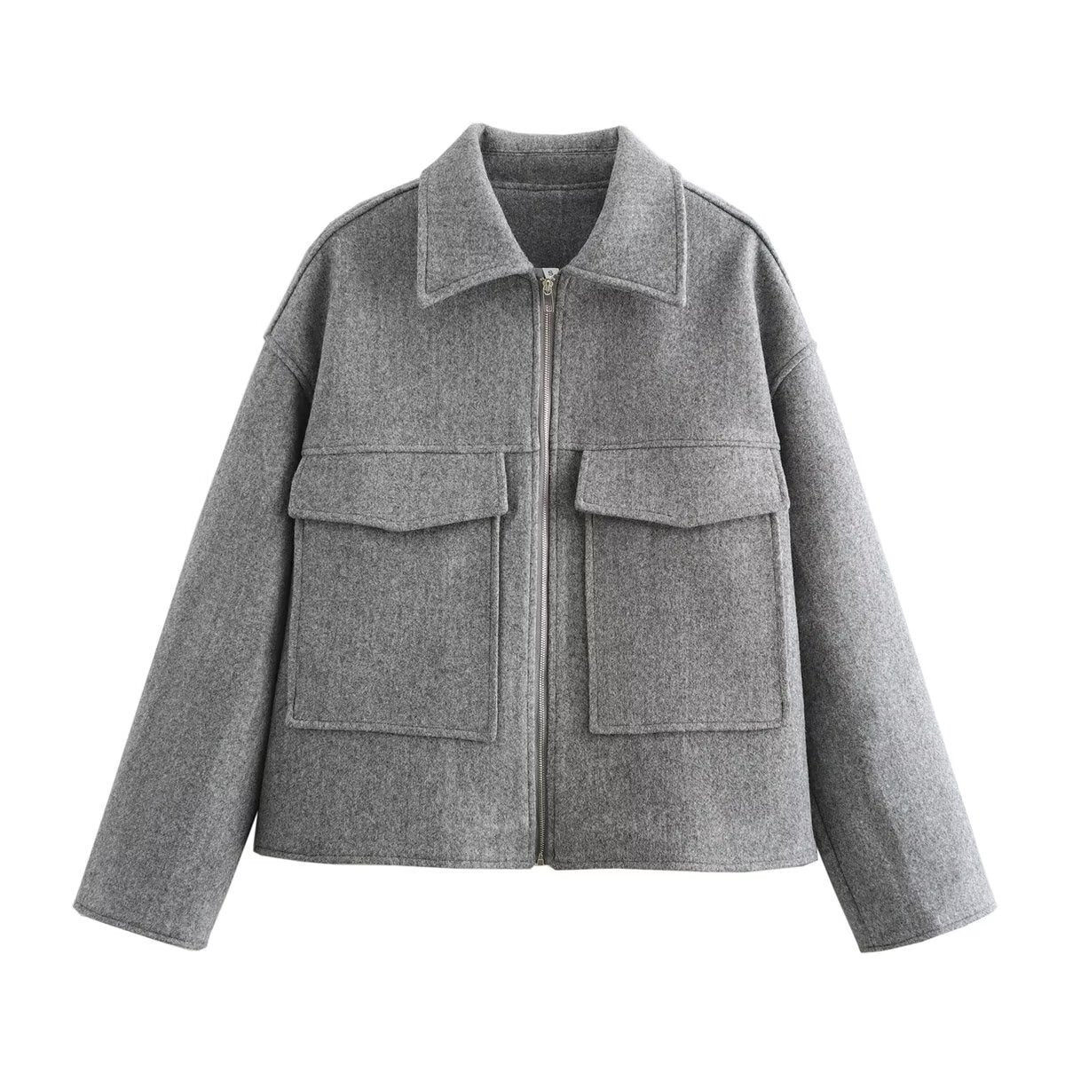 Veste décontractée femme avec poches plaquées et fermeture éclair Berg-Feldt
