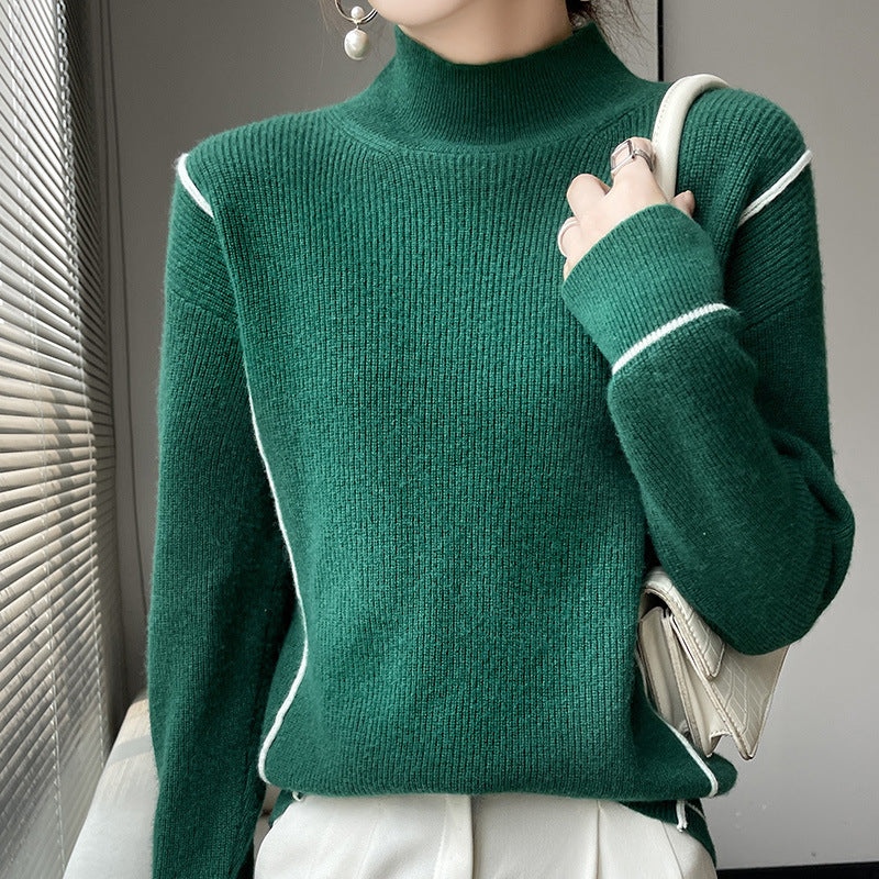 Berg-Feldt | Eleganter schlichter Rollkragenpullover