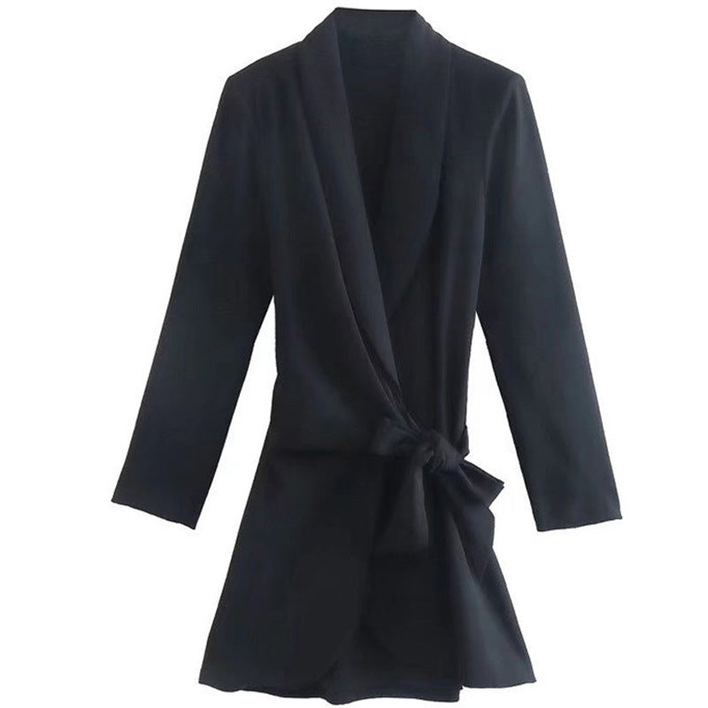 Blazer cache-cœur élégant pour femme en matière douce par berg-feldt