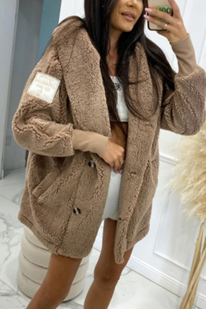Veste Teddy Oversize Femme Berg-Feldt