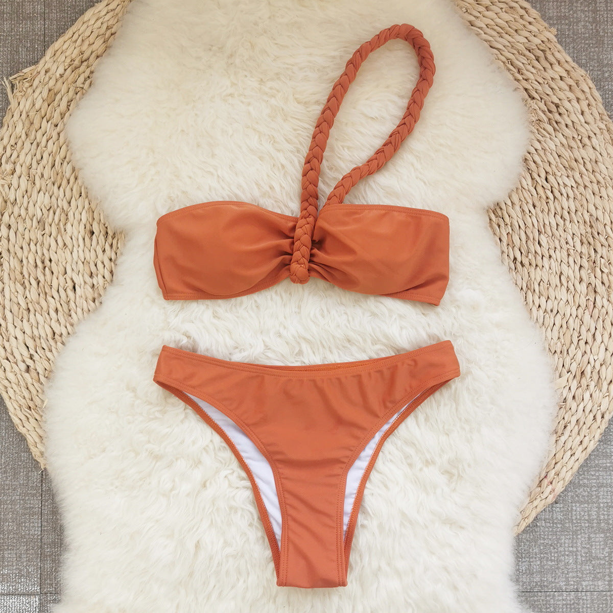 Haut et bas de bikini tressé pour femmes par berg-feldt
