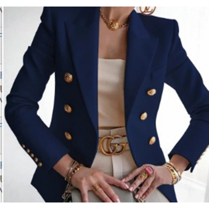 Blazer élégant pour femme avec boutons dorés et coupe classique Berg-Feldt