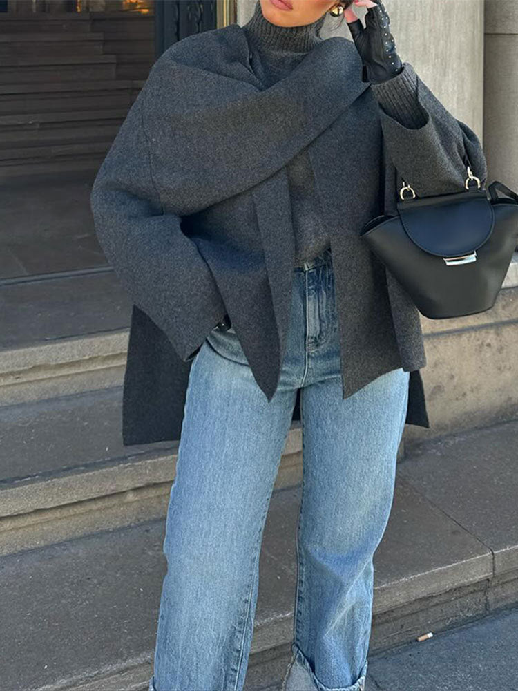 Veste en laine oversize Berg-Feldt pour femme