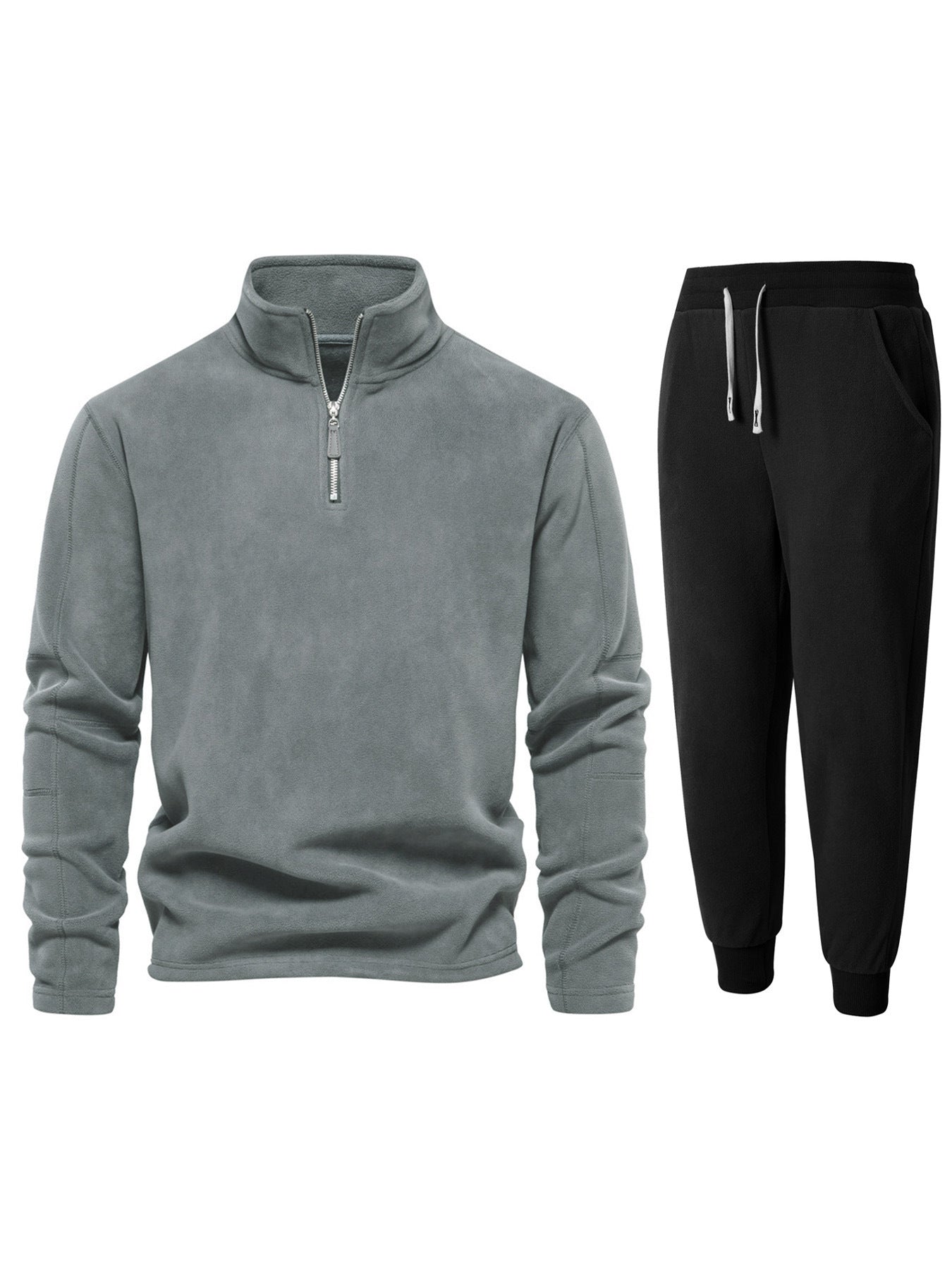Haut polaire pour homme avec fermeture éclair courte et pantalon de jogging confortable Berg-Feldt