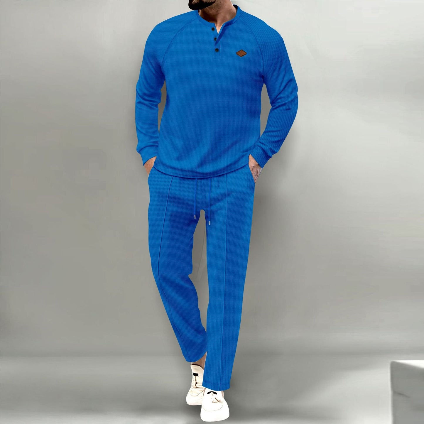 Ensemble de survêtement décontracté de qualité supérieure pour homme avec patte de boutonnage et poches élégantes Berg-Feldt
