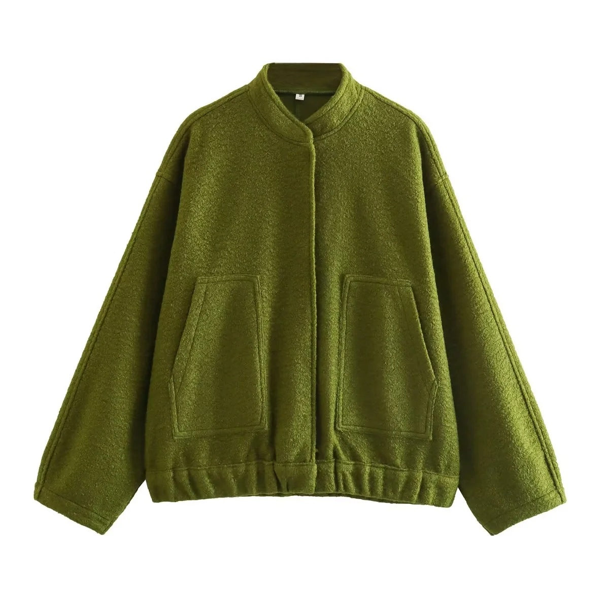 Damen Oversized Wolljacke im schlichten Design Berg-Feldt