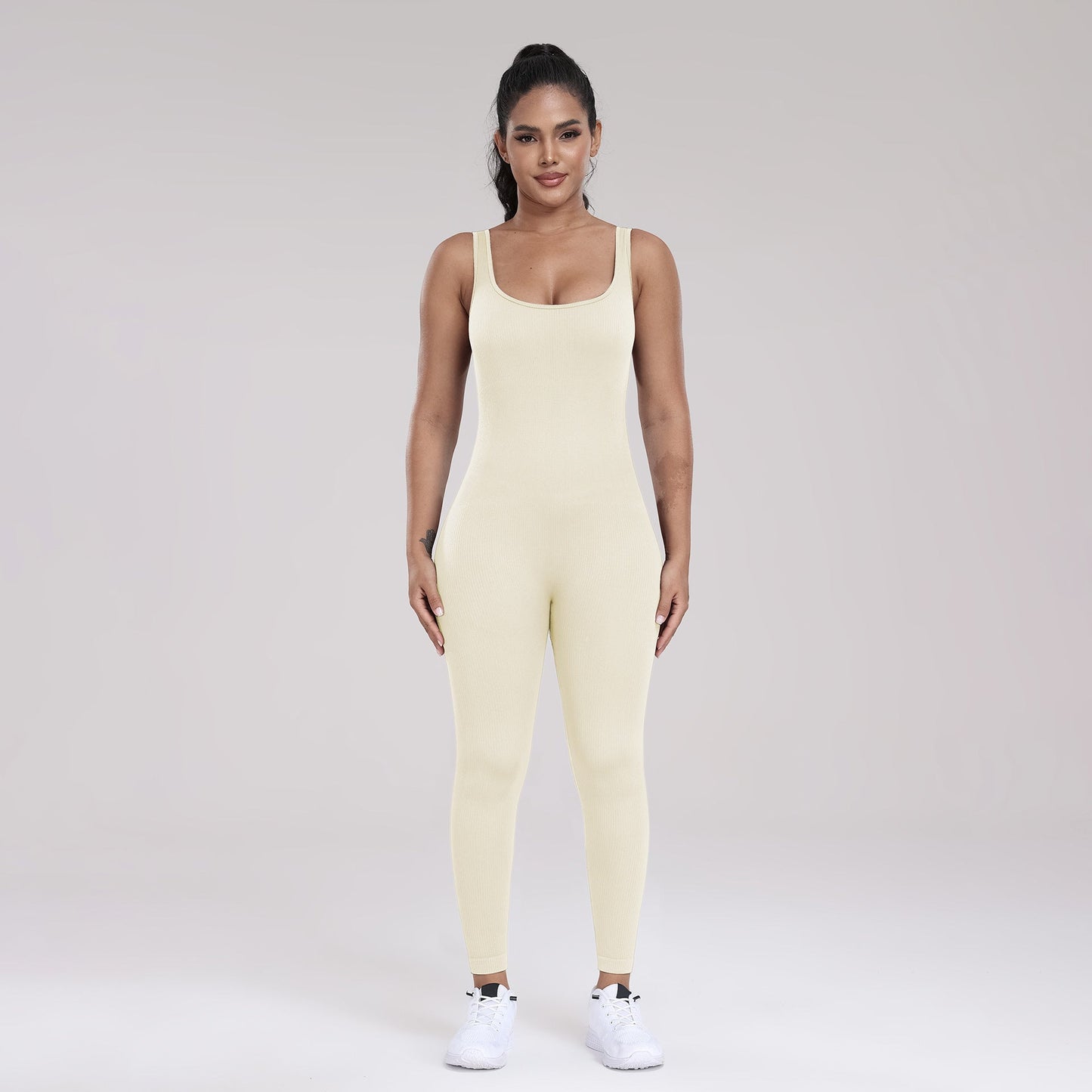Body sans coutures côtelé taille haute pour femme de berg-feldt