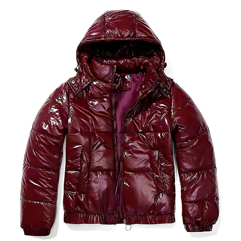 Doudoune matelassée brillante pour femme avec capuche amovible Berg-Feldt