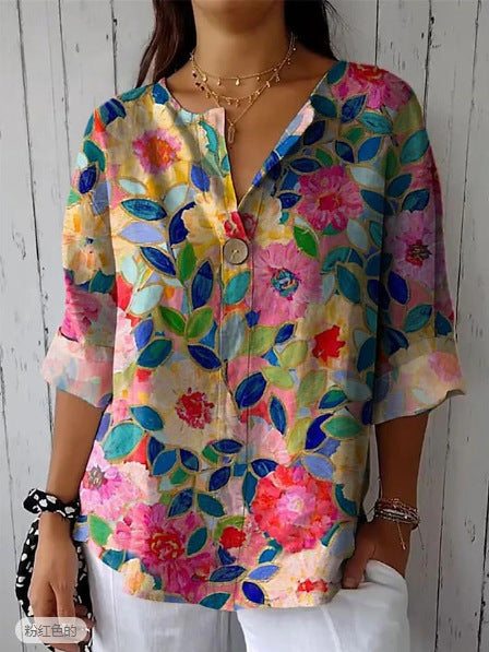 Chemisier pour femme avec motif floral coloré berg-feldt
