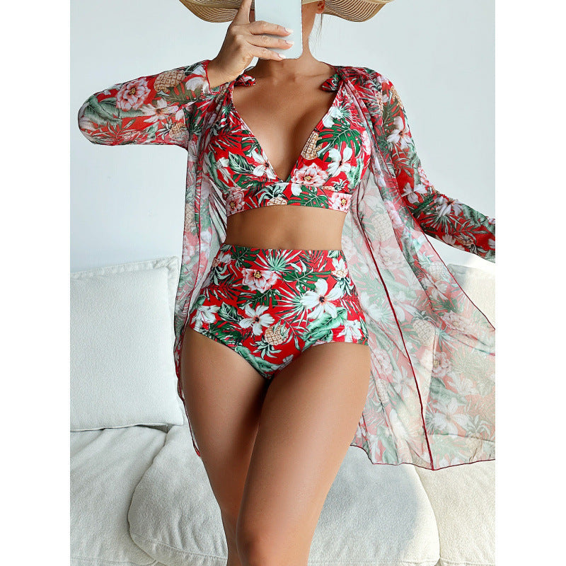 Bikini et kimono de plage transparent de berg-feldt