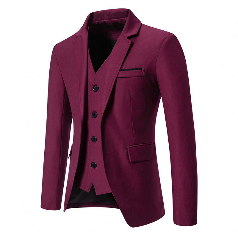 Herren elegant ausgestattetes Anzugset mit Blazer, Weste und Hose Berg-Feldt