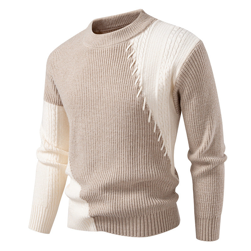 Pull tricoté à la mode pour hommes avec un design de câble unique Berg-Feldt