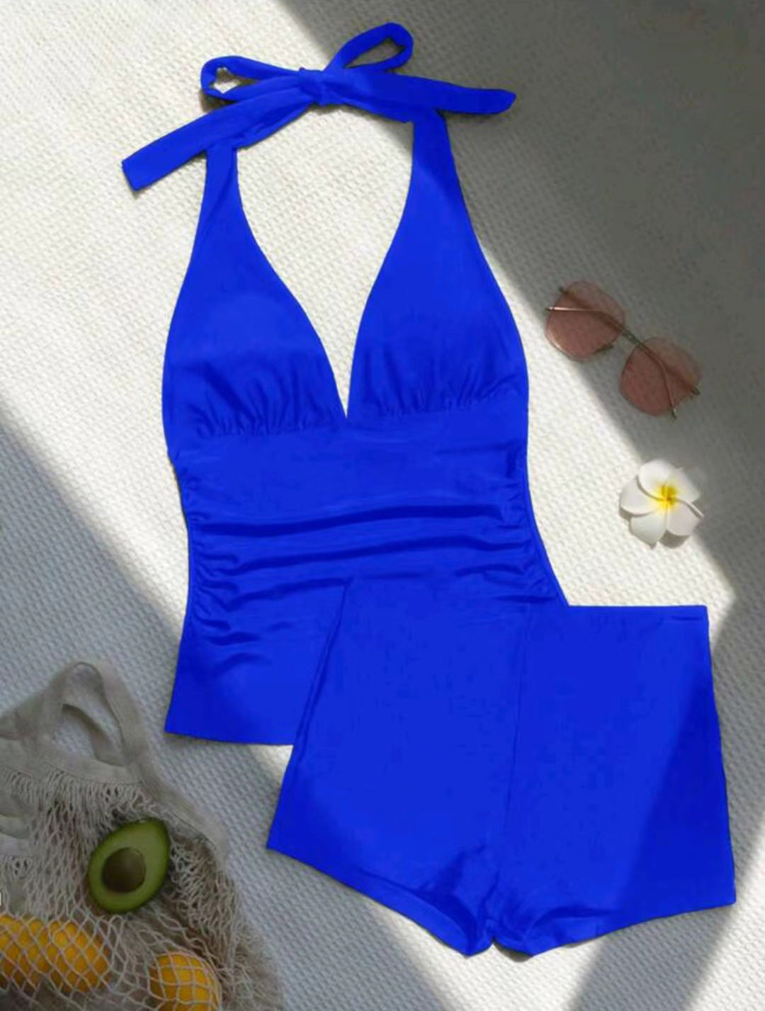 Maillot de bain femme Berg-Feldt avec licou et short taille haute