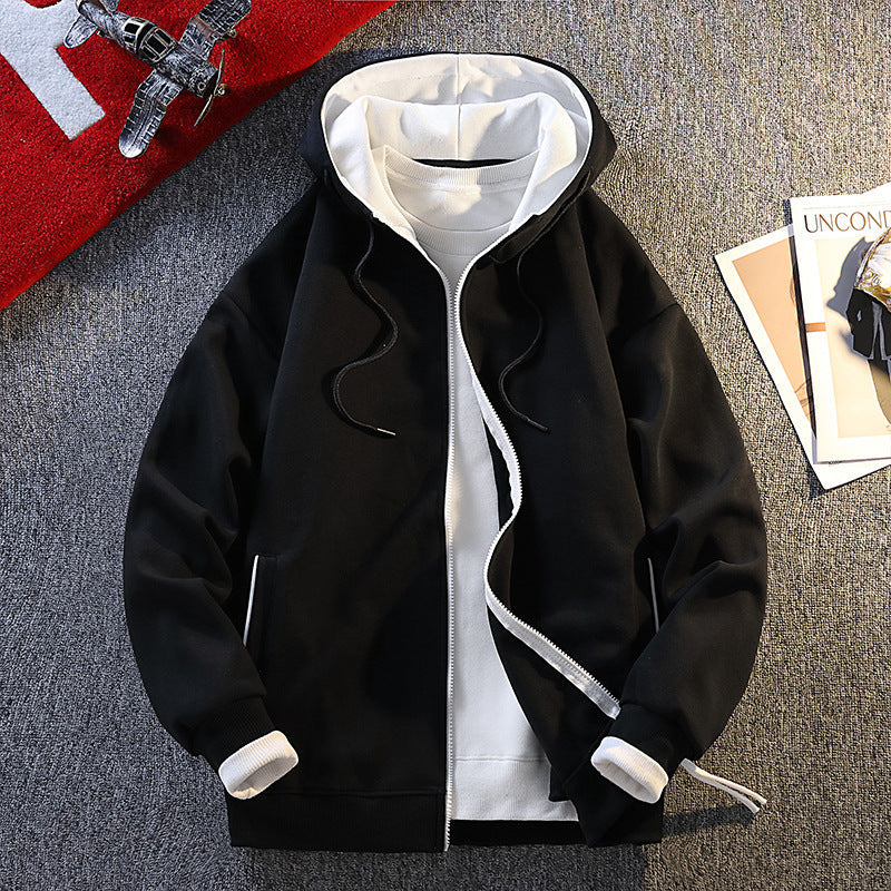 Veste à capuche mode homme avec détails contrastés Berg-Feldt