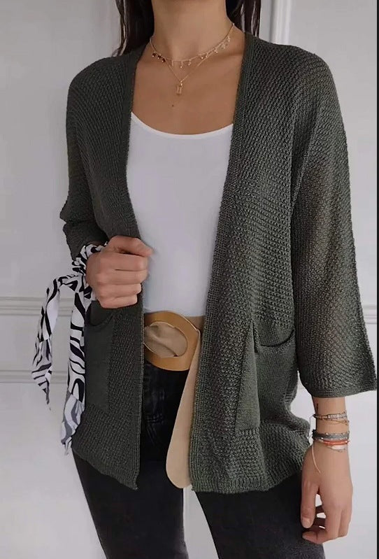 Cardigan décontracté ouvert pour femme avec poches pratiques Berg-Feldt