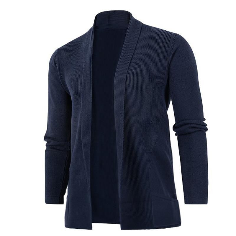 Damen Strickjacke mit modernem Schalkragen und seitlichen Taschen Berg-Feldt