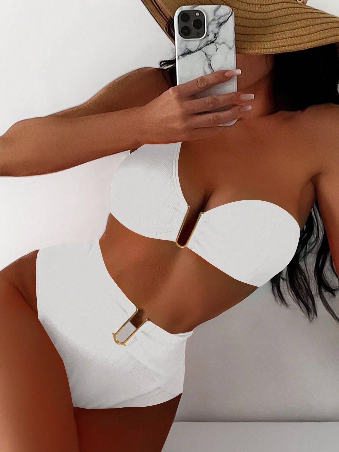 Maillot de bain robuste pour femme, taille haute, avec attache élégante, de berg-feldt