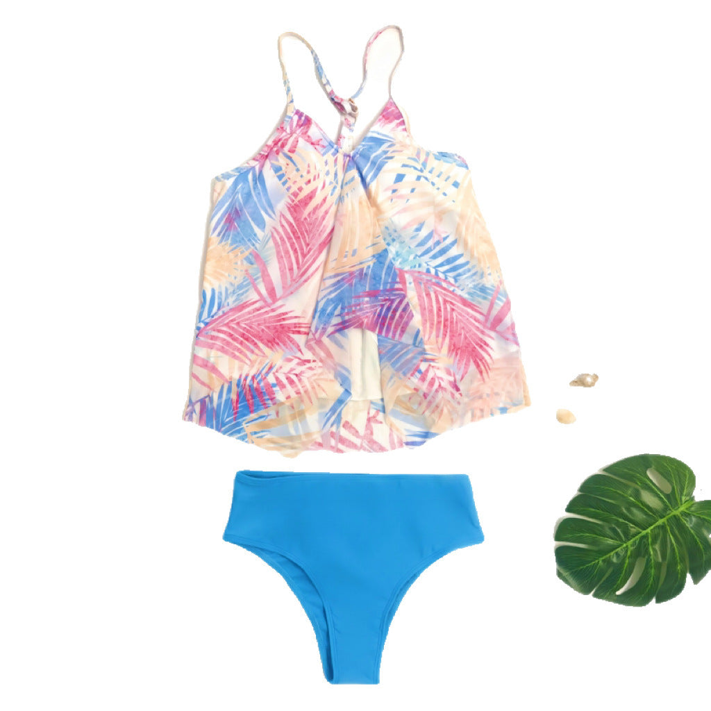 Ensemble Tankini femme Berg-Feldt : haut aérien et bas taille haute