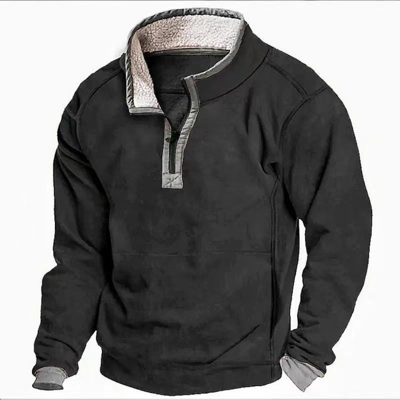 Polaire pour homme avec col montant et fermeture éclair pratique Berg-Feldt
