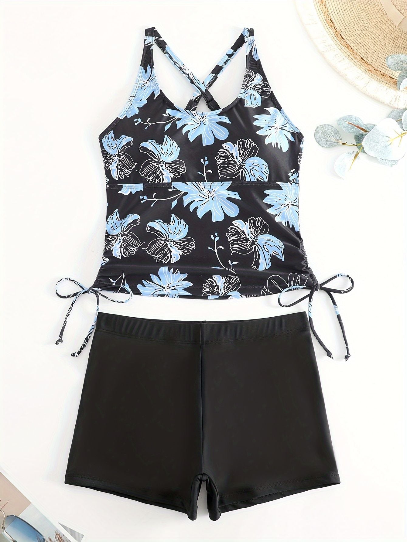 Ensemble de maillot de bain à motif floral Berg-feldt pour femmes