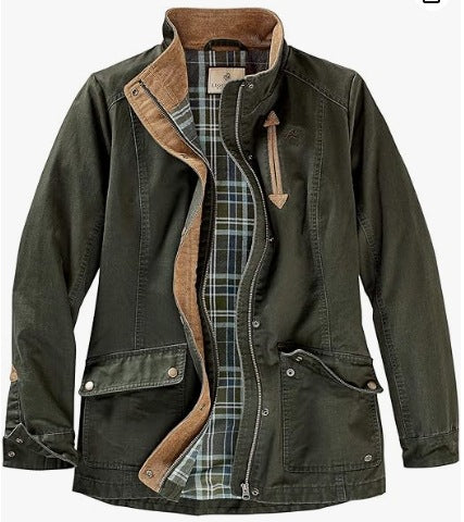 Veste utilitaire décontractée pour femme, doublure à carreaux Berg-Feldt