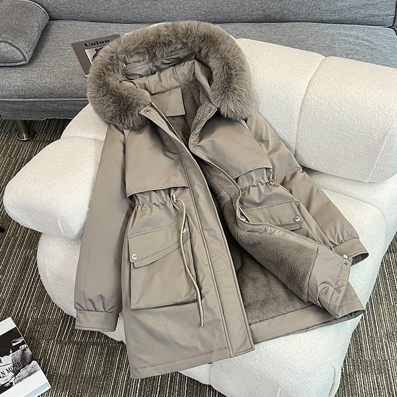 Damen Parka d'hiver tendance avec doublure douillette et poches pratiques Berg-Feldt