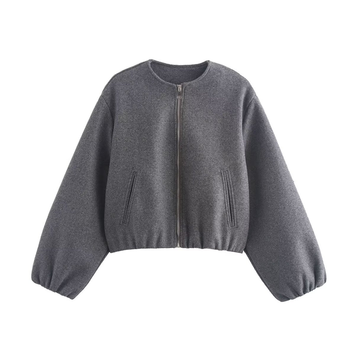 Veste courte de montagne en laine zippée pour femme Berg-Feldt