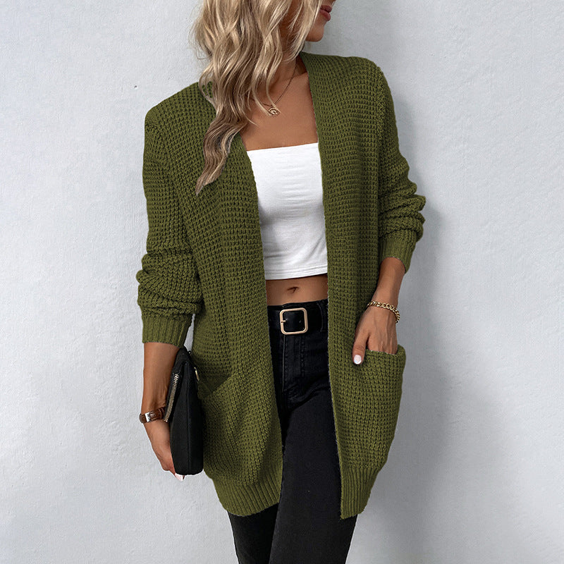 Cardigan ample et décontracté pour femme avec poches profondes et coupe ouverte Berg-Feldt