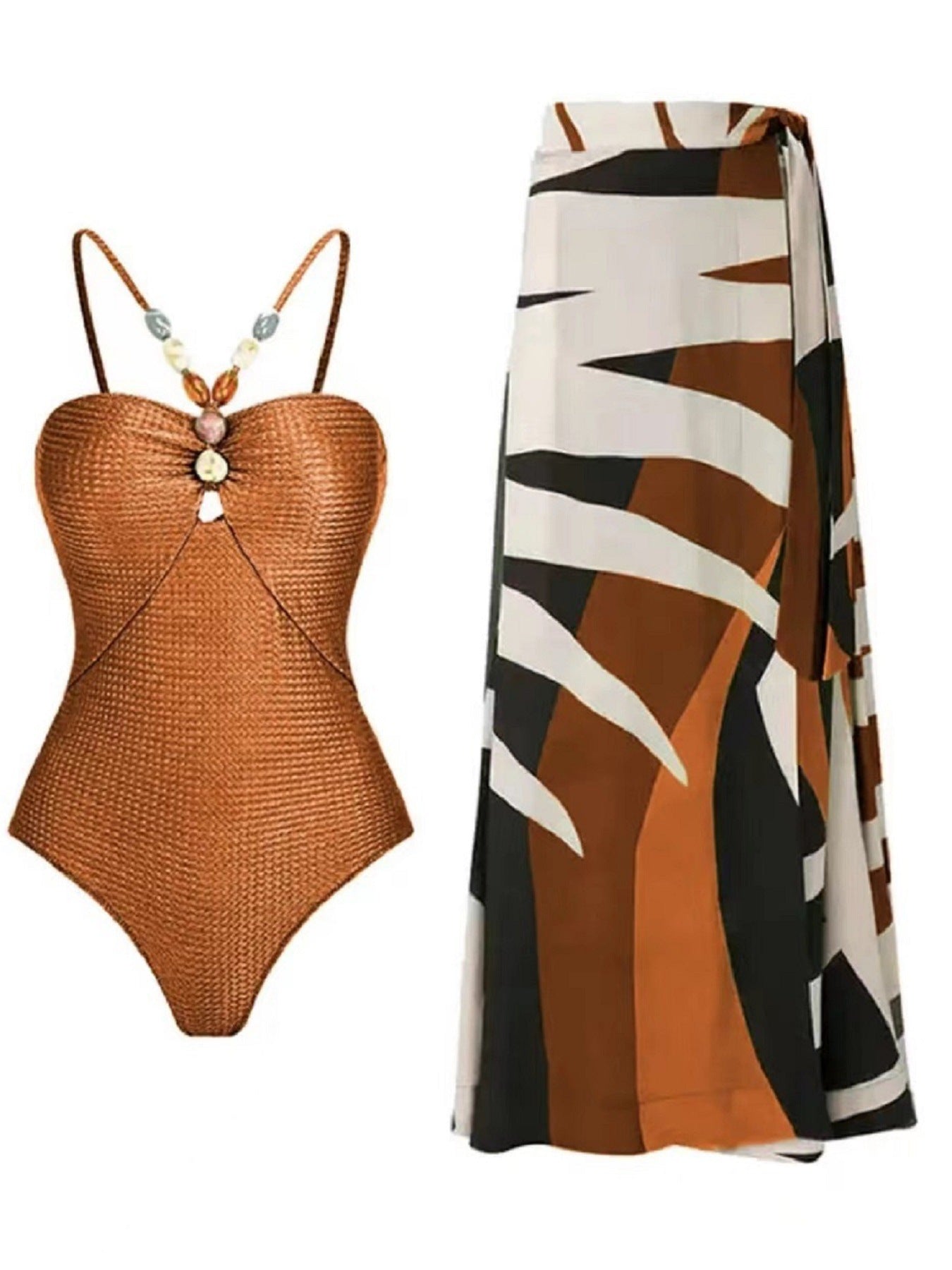 Élégant ensemble maillot de bain et kimono pour femme berg-feldt