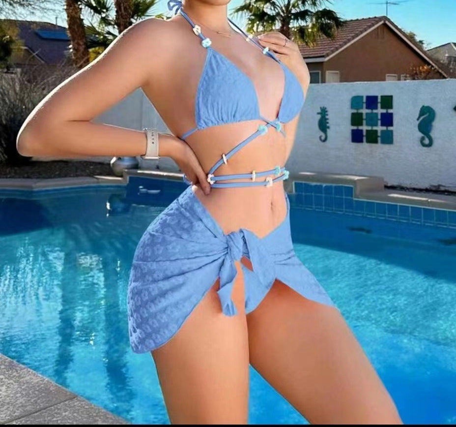 Bikinis élégants pour femmes avec jupe portefeuille et détails raffinés de berg-feldt