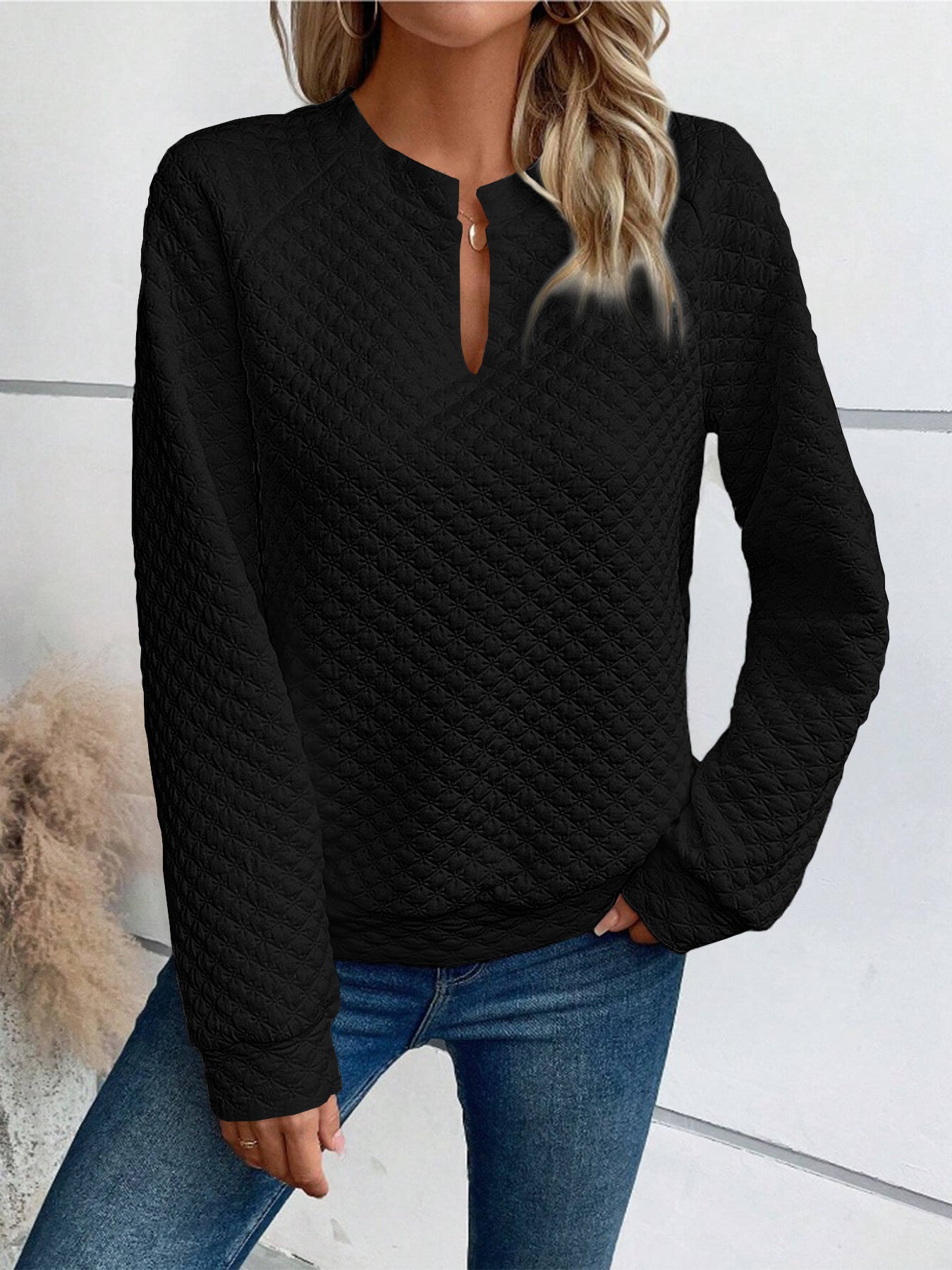 Damen Quilted Pullover Berg-Feldt