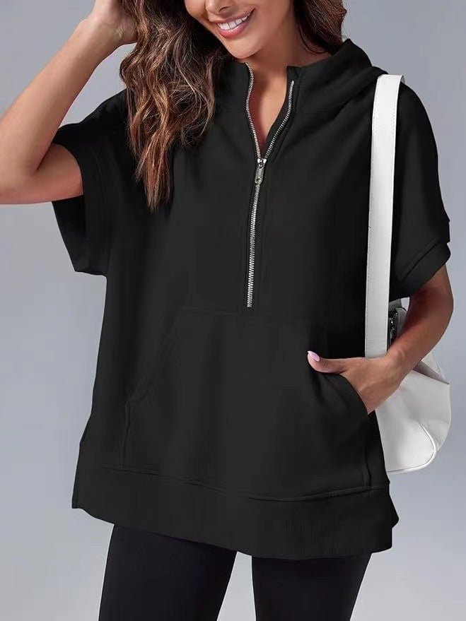 Women's Lightweight Half-Zip Hoodie with Pockets Berg-Feldt