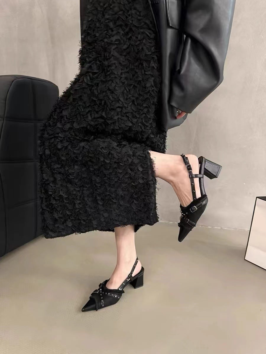 Elegante Slingback Pumps mit Blockabsatz von berg-feldt für Damen