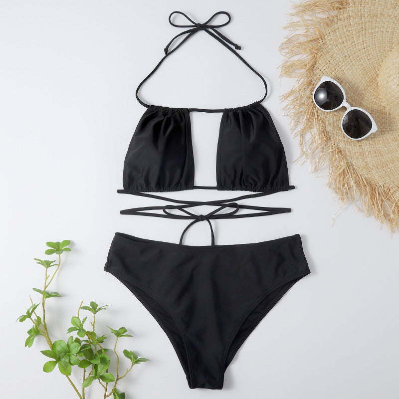 Haut de bikini réglable et culotte échancrée pour femme berg-feldt