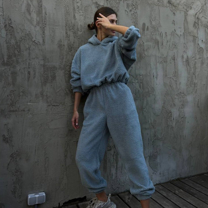 Combinaison polaire confortable pour femme avec taille élastique et capuche Berg-Feldt