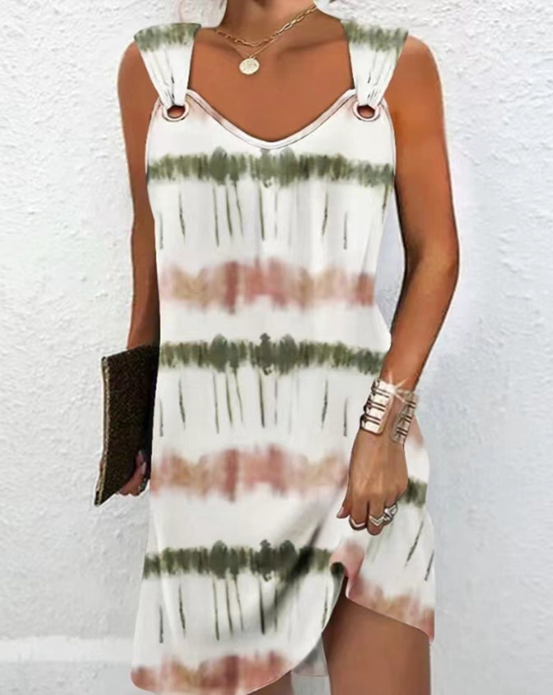 Robe décontractée à la mode pour femme, avec découpes et dégradé de couleurs, berg-feldt