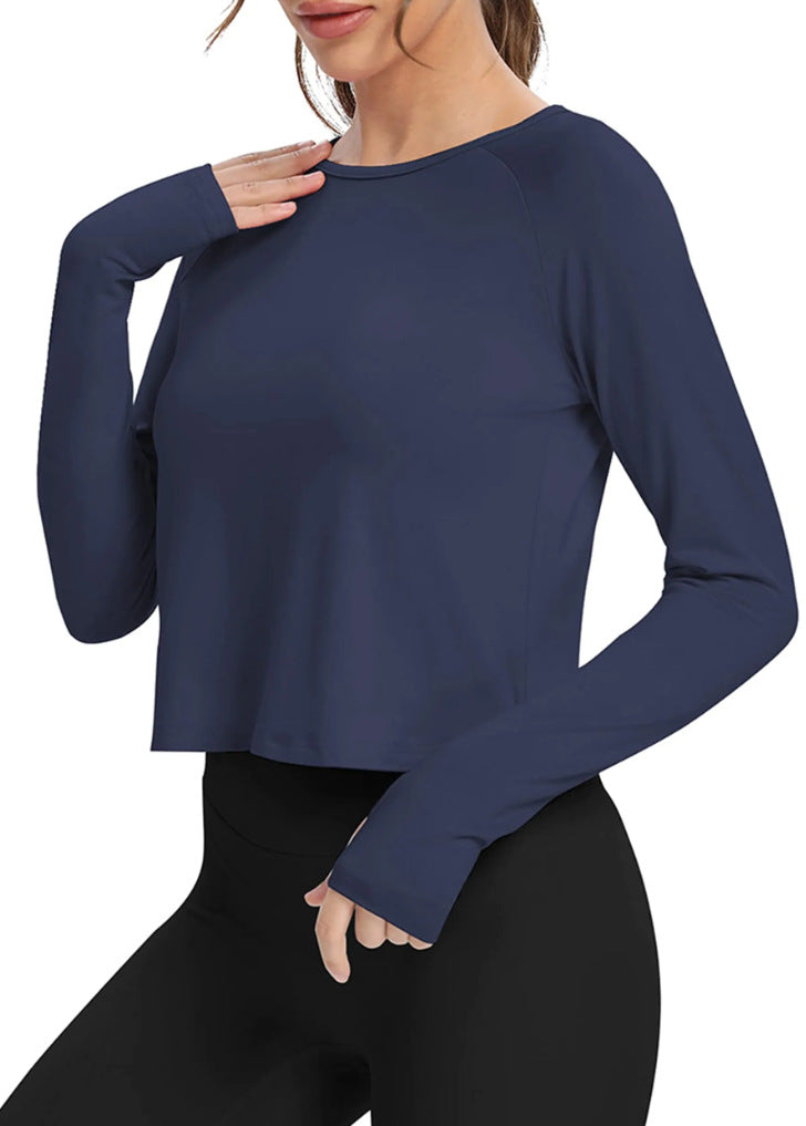 Sportliches Damen-Langarm-Shirt mit Daumenlöchern von berg-feldt