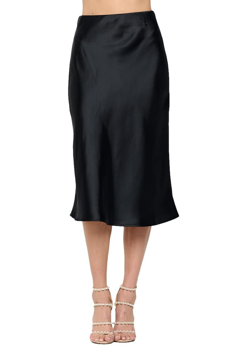 Jupe en satin Berg-Feldt pour femme