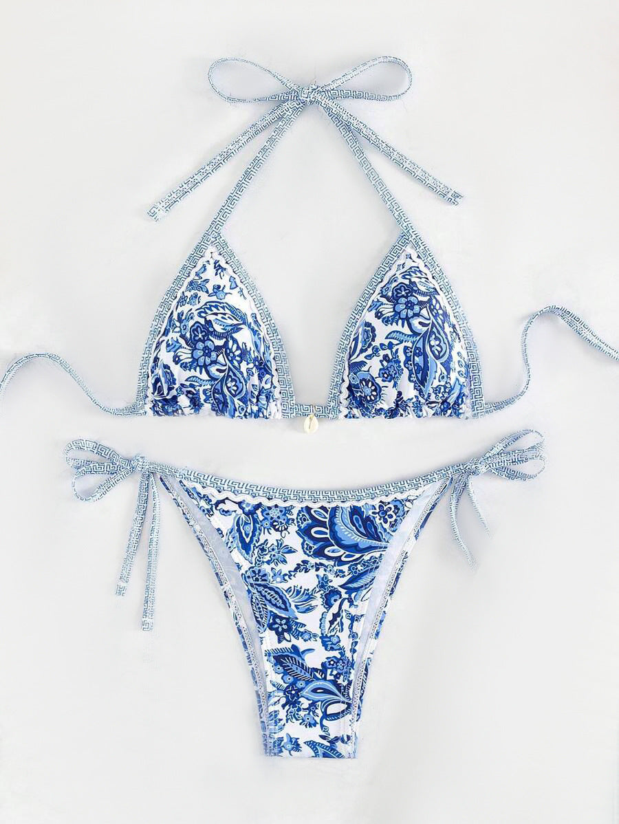 Ensemble de bikini triangle à bretelles réglables par berg-feldt