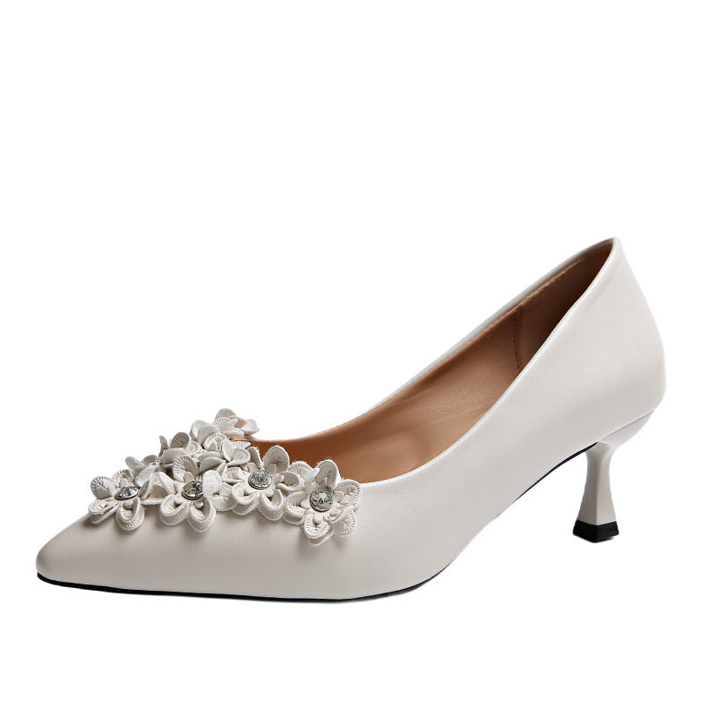 Escarpins Kitten Heels pour femme avec décor floral par berg-feldt