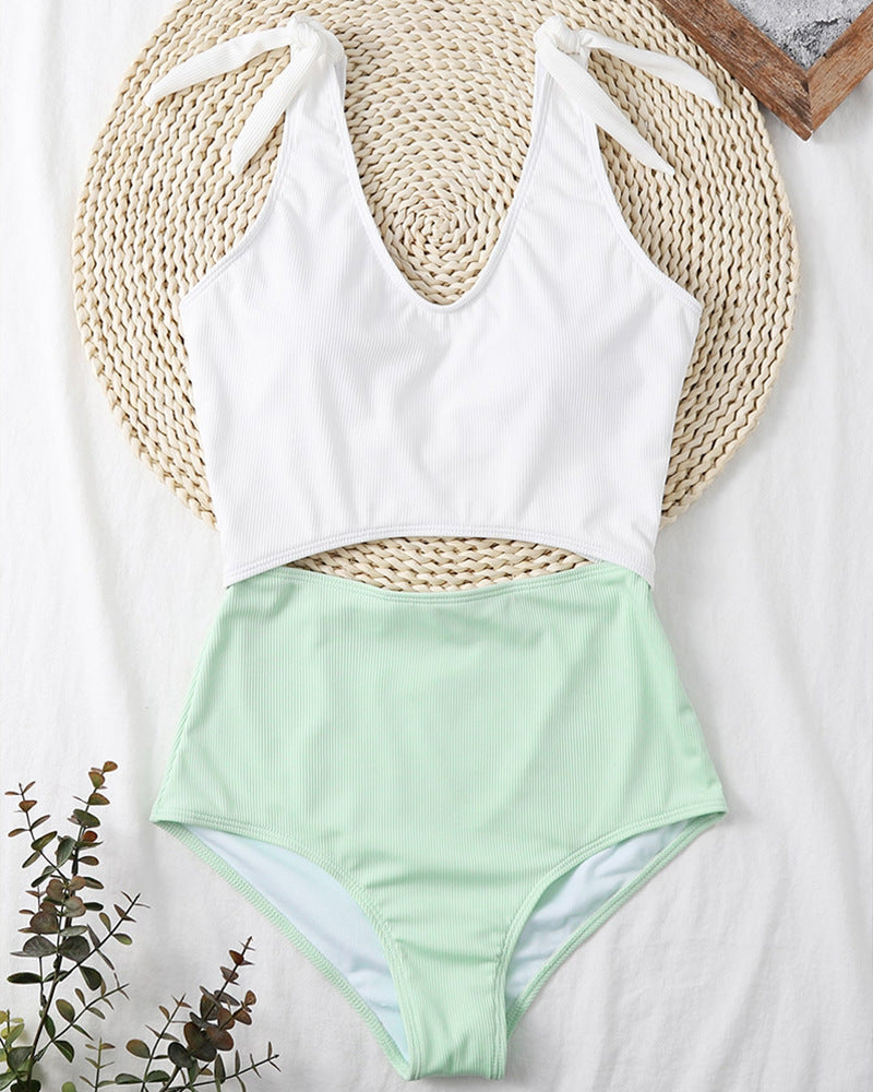 Ensemble bikini femme deux pièces avec haut ajustable et taille haute berg-feldt