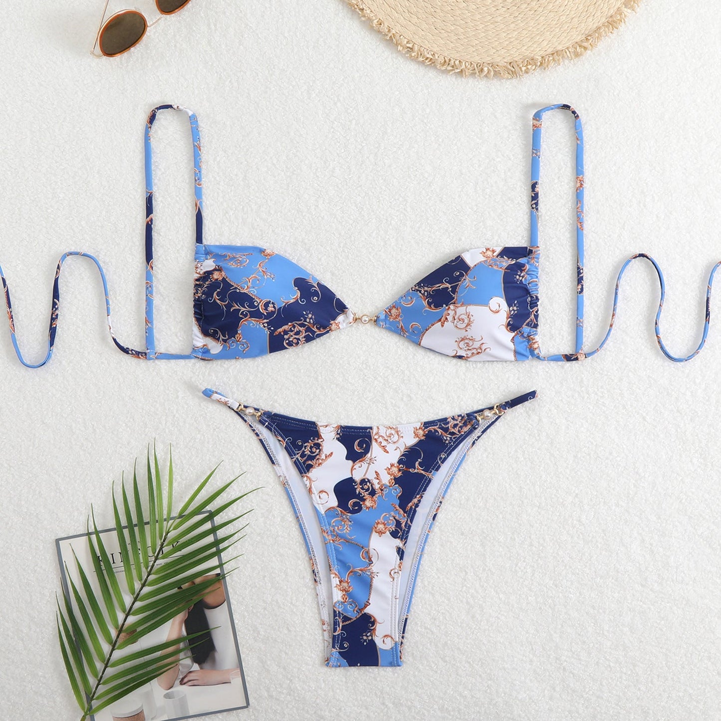 Ensemble de bikini triangle fleuri Berg-Feldt pour femme