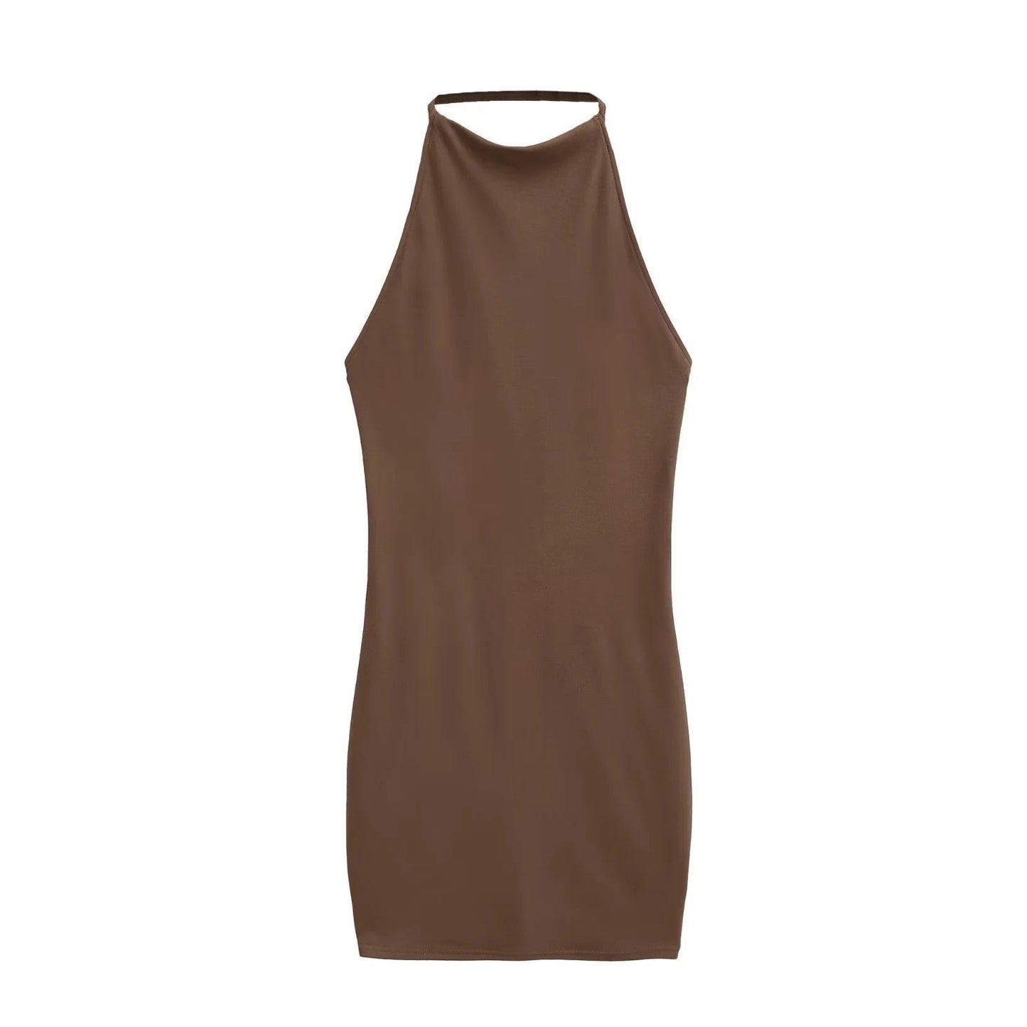 Mini-robe moulante à col montant Berg-Feldt pour femme