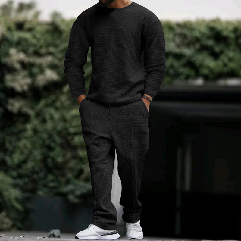 Herren lässiges Sweatshirt und Jogginghose Set mit strukturiertem Stoff Berg-Feldt